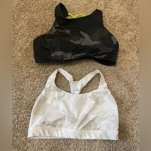 2pc Bundle Women’s Medium Athleta Camouflage Sports Bra Set